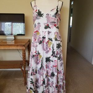 NWT Anthropologie Cotton Tiered Maxi Sundress - L